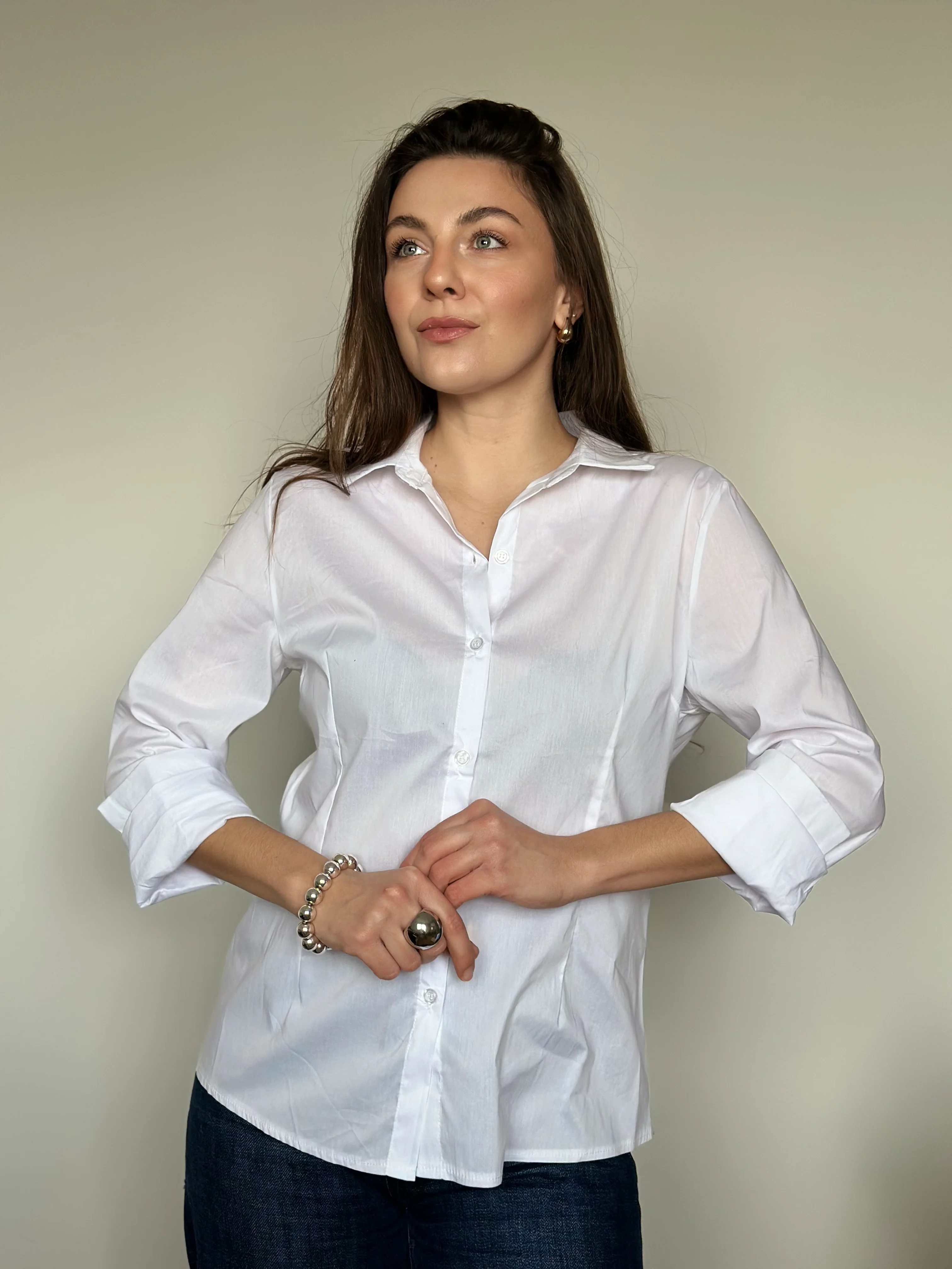 Classic Cotton Shirt | BIANCO