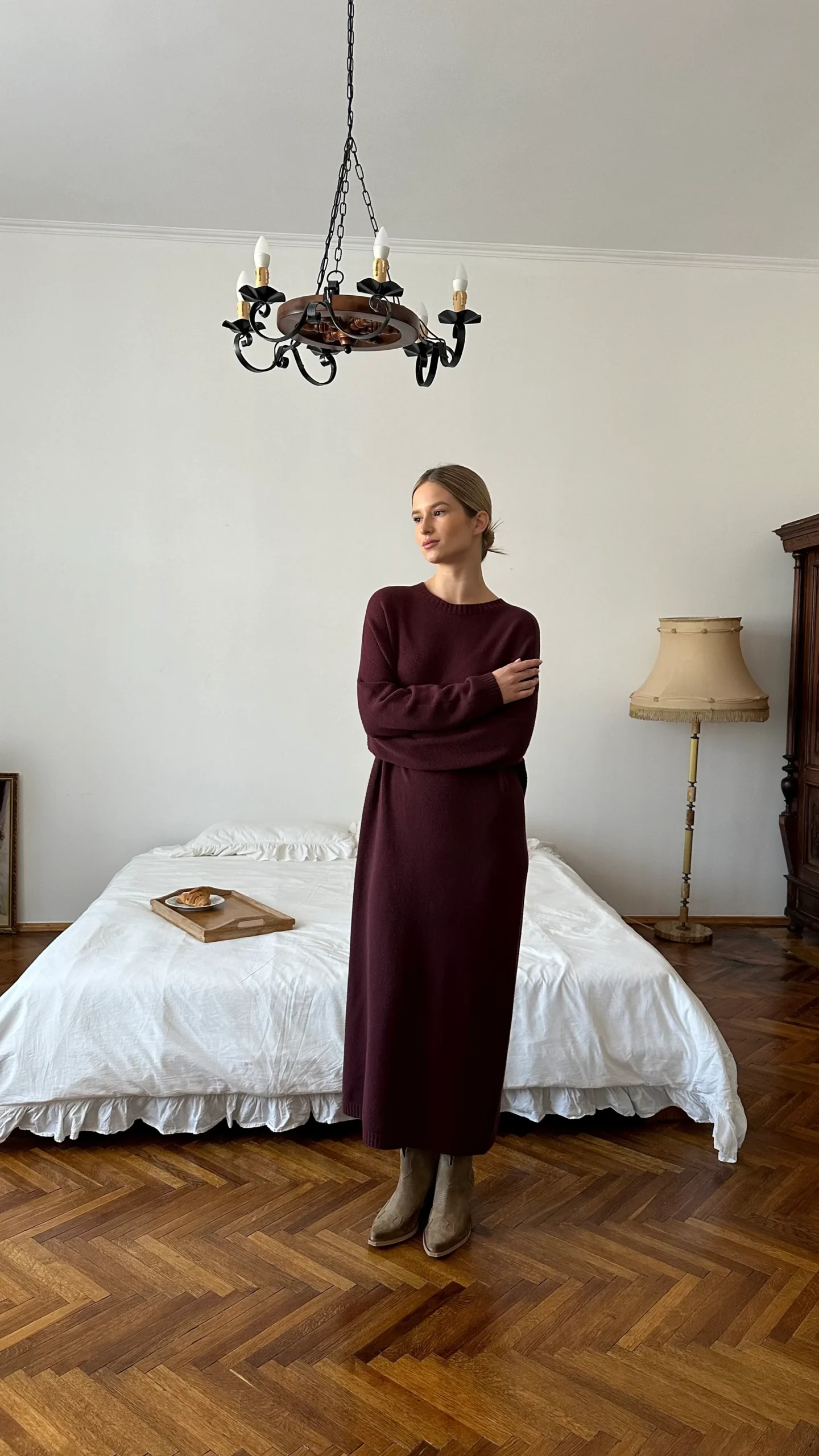 Soft Oversized Maxi Dress | BORDEAUX 1 Soft Oversized Maxi Dress | BORDEAUX 1